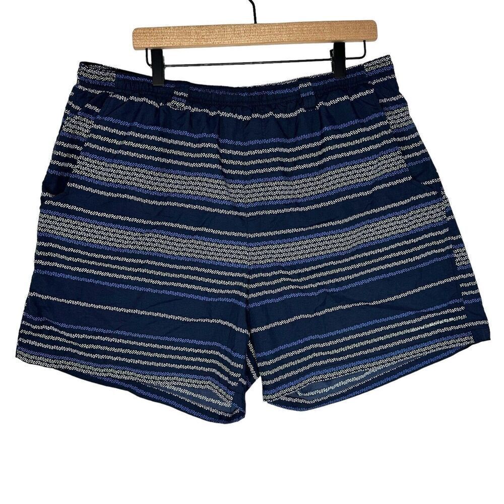 Columbia PFG Mens‎ Blue Backcast Water Shorts Swim Trunks Size XL Fish Hooks